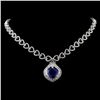 Image 2 : 18K White Gold 8.85ct Tanzanite & 3.72ct Diamond N