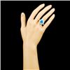 Image 4 : 14K Gold 5.46ct Topaz & 1.82ctw Diamond Ring