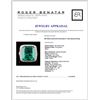 Image 4 : 18K W Gold 9.87ct Emerald & 1.33ct Diamond Ring