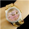 Image 3 : Rolex Day-Date 18K YG 1.35ct Diamond Wristwatch