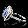 Image 3 : 18K Gold 2.81ct Sapphire & 1.09ctw Diamond Ring