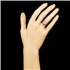 Image 4 : 14K Gold 0.49ctw Ruby & 0.61ctw Diamond Ring