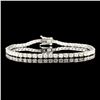 Image 1 : 14K Gold 3.73ctw Diamond Bracelet