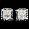 Image 1 : 14K Gold 1.48ctw Diamond Earrings