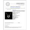 Image 4 : 14K Gold 0.18ctw Diamond Pendant