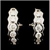 Image 1 : 14K Gold 1.12ctw Diamond Earrings