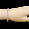 Image 3 : 14K Gold 4.48ct Sapphire & 0.65ctw Diamond Bracele