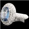 Image 2 : 18K Gold 2.48ct Sapphire & 1.68ct Diamond Ring