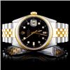 Image 1 : Rolex YG/SS DateJust Diamond 36MM Wristwatch