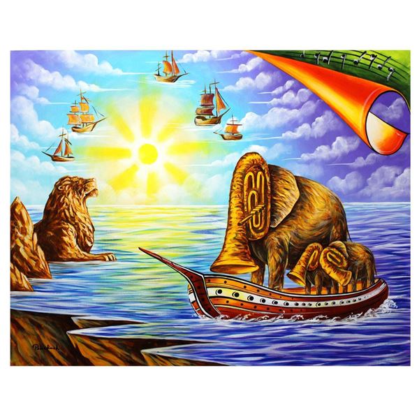 Eugene Poliarush- Original Oil on Canvas "Sunset"