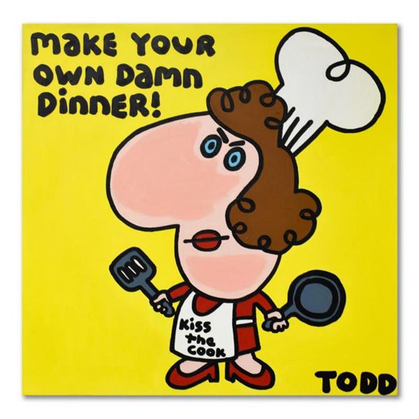 Todd Goldman, "Make Your Own" Original Acrylic Painting on Gallery Wrapped Canvas, Hand Signed with 