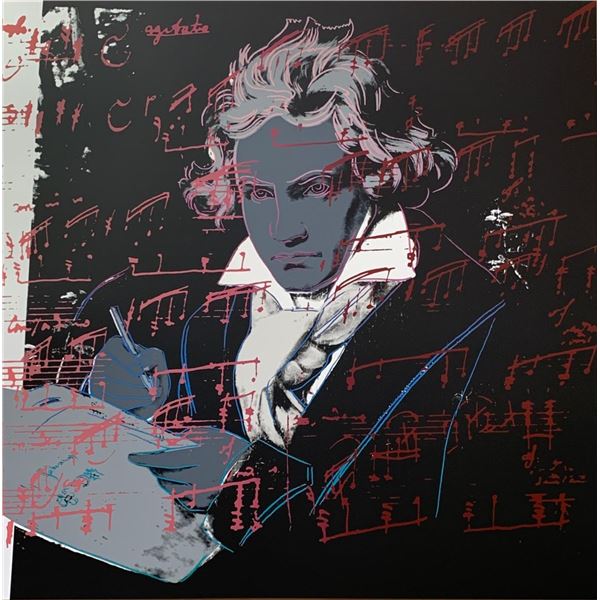 Andy Warhol- Silk Screen "Beethoven"