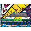 Image 1 : Britto, "Happy Happy Times" Hand Signed Limited Edition Giclee on Canvas; Authenticated.