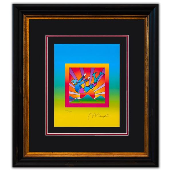 Peter Max- Original Lithograph "Cosmic Flyer on Blends"