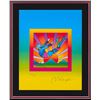 Image 2 : Peter Max- Original Lithograph "Cosmic Flyer on Blends"