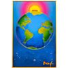 Image 2 : Peter Max- Original Mixed Media "Earth"
