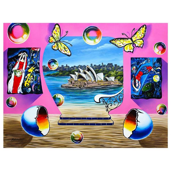 Alexander Astahov- Original Oil on Canvas "Sydney View"