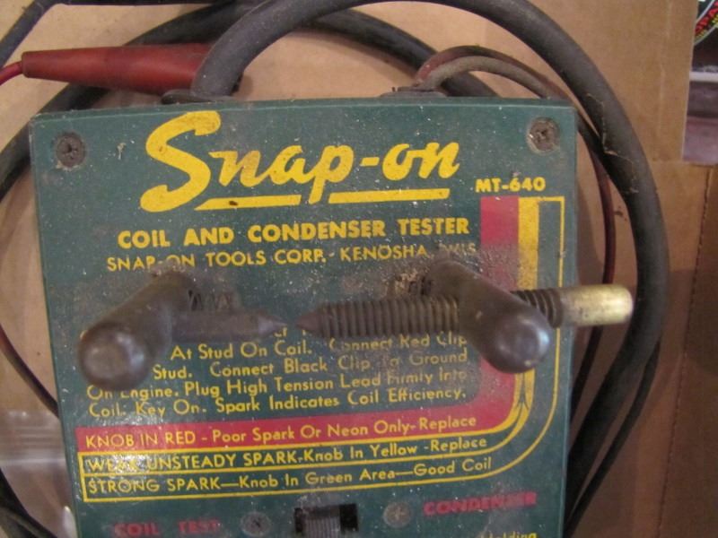 snap on coil and condenser tester