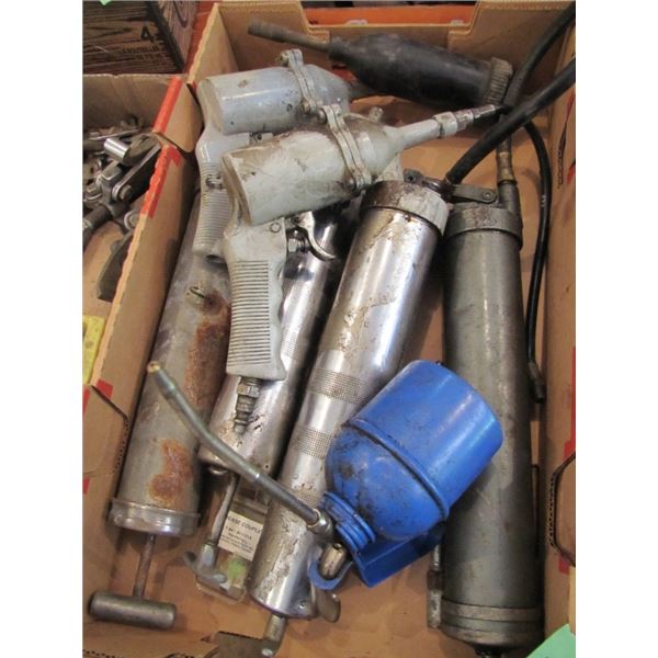 air operated and hand operated grease guns