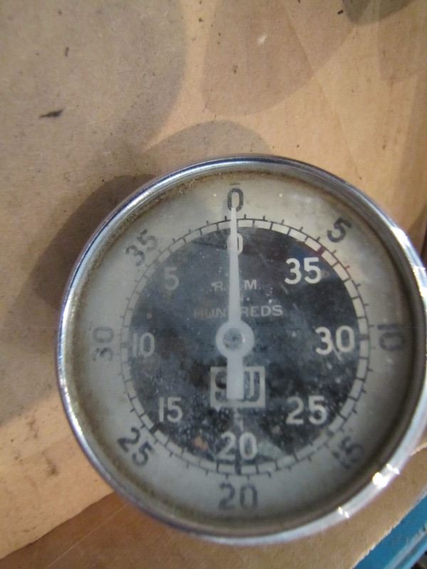 Barrett model B240 drum check tool, rpm gauge, compression tester