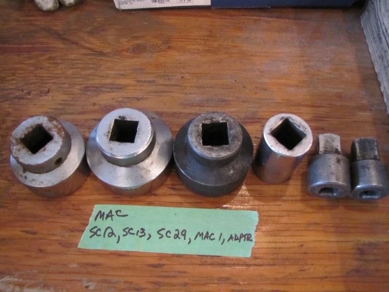 Mac, snap on and other three quarter drive sockets