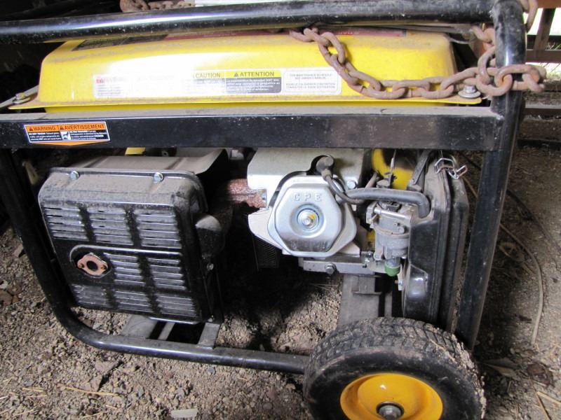 champion 6500 watt generator started on first pull