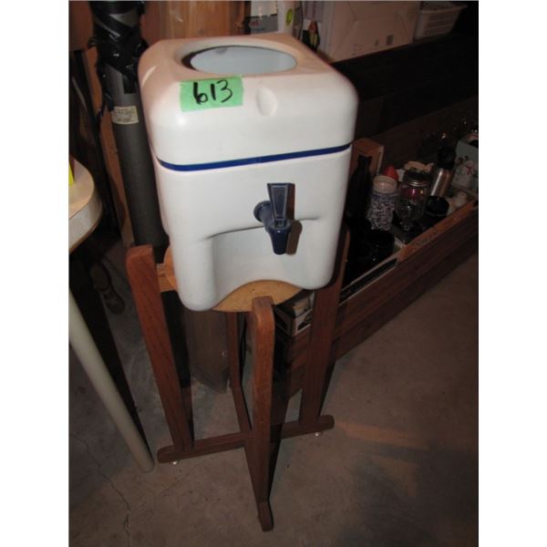 plastic water dispenser and stand
