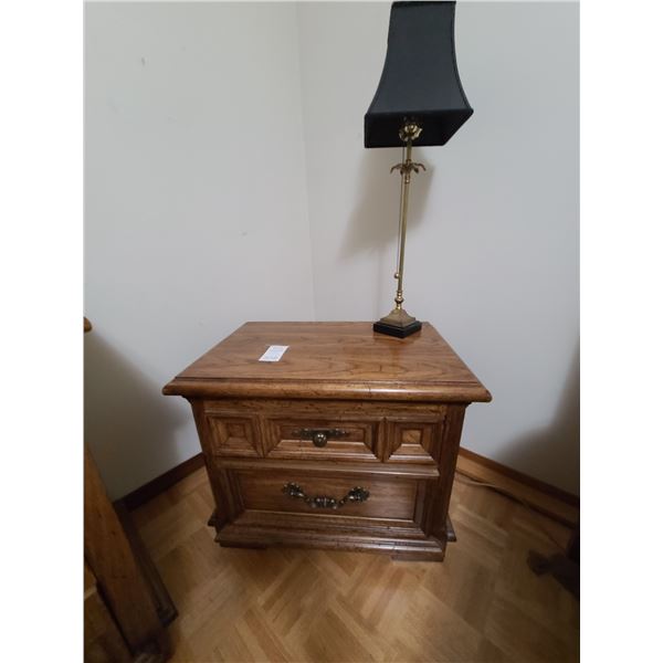 Bedside table and lamp c