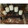 Image 2 : Fireplace tools, candles A