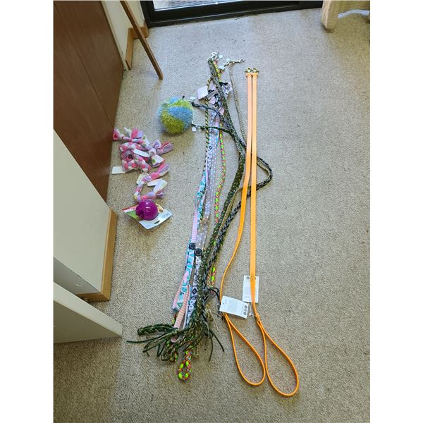 New dog leaches, toys A