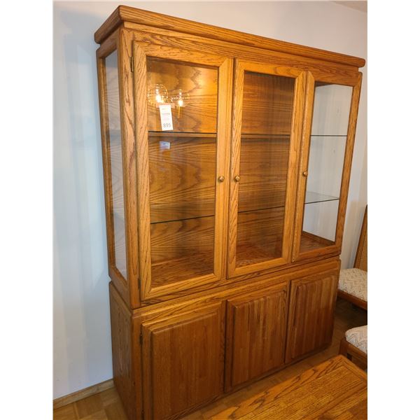 Oak hutch C