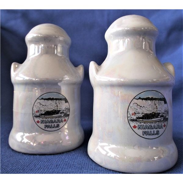 Niagara Falls Milk Can Salt and Pepper Shakers