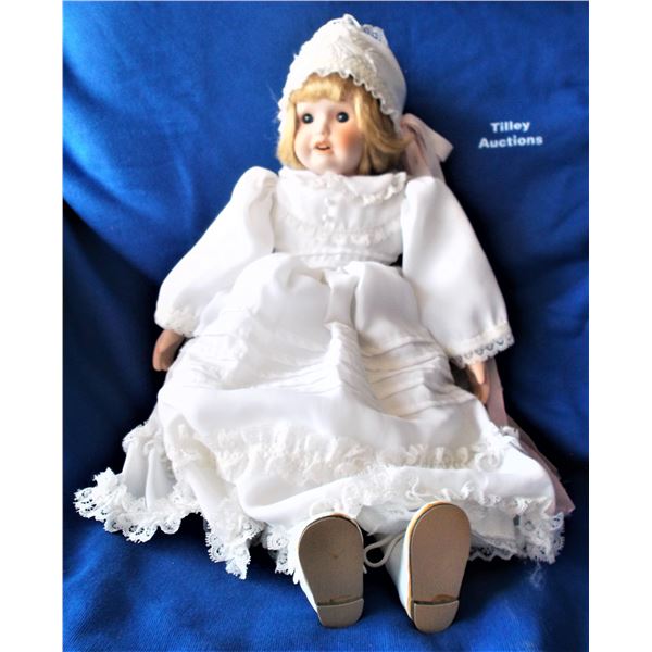 Porcelain Doll - 17 Inches Tall