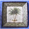 Image 1 : Decorative Square Plate - Palm Trees