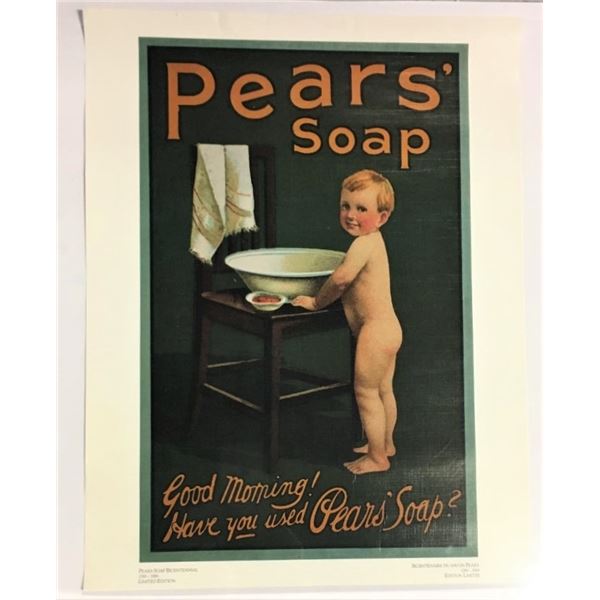 Pears Soap Advertisement Print 11" x 16"