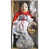Image 1 : Avon Story Book Collection Little Red Riding Hood Porcelain Doll - In Box