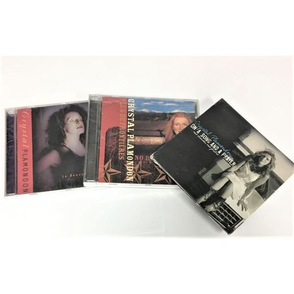 THREE Crystal Plamondon Music CDs
