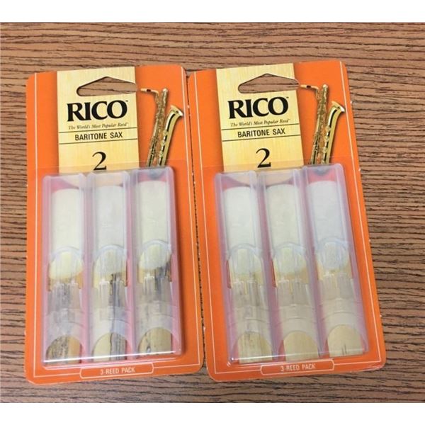 Reeds - SIX Rico 2.0 Baritone Sax