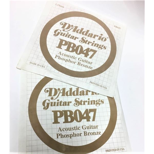 D'Addario Guitar Strings PB047-  THREE STRINGS