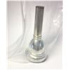 Image 1 : Silver Plated 12c trombone mouthpiece