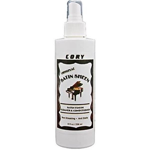 Cory Satin Sheen Piano Cleaner and Conditioner 8oz Bottle