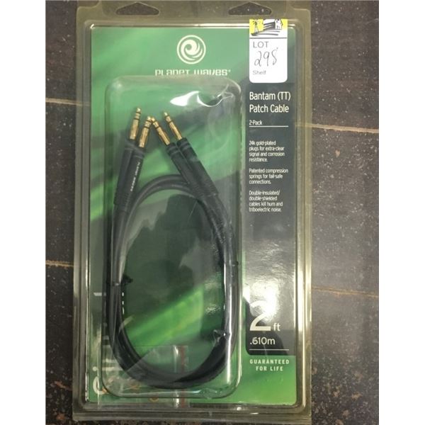 Planet Waves Bantam (TT) Patch Cable 2 ft