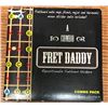 Image 1 : Fret Daddy Sticker Pack For Standard Sized Bass Guitar