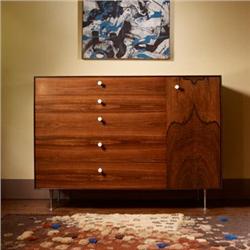 George Nelson & Associates, Thin Edge dresser, model 5245