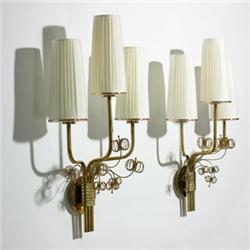 Paavo Tynell, sconces, pair