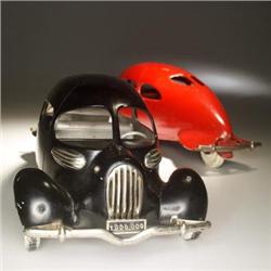 Paul Lewis, pair of Airomobile models and ephemera