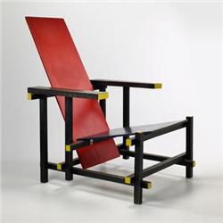 Gerrit Thomas Rietveld, Red Blue chair