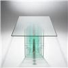 Image 2 : In the manner of Fontana Arte, dining table