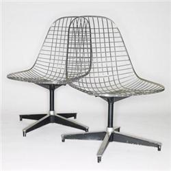 Charles and Ray Eames, pair of chairs from the General Motors Futurama pavilion