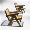 Image 1 : Pierre Jeanneret, pair of armchairs from Chandigarh